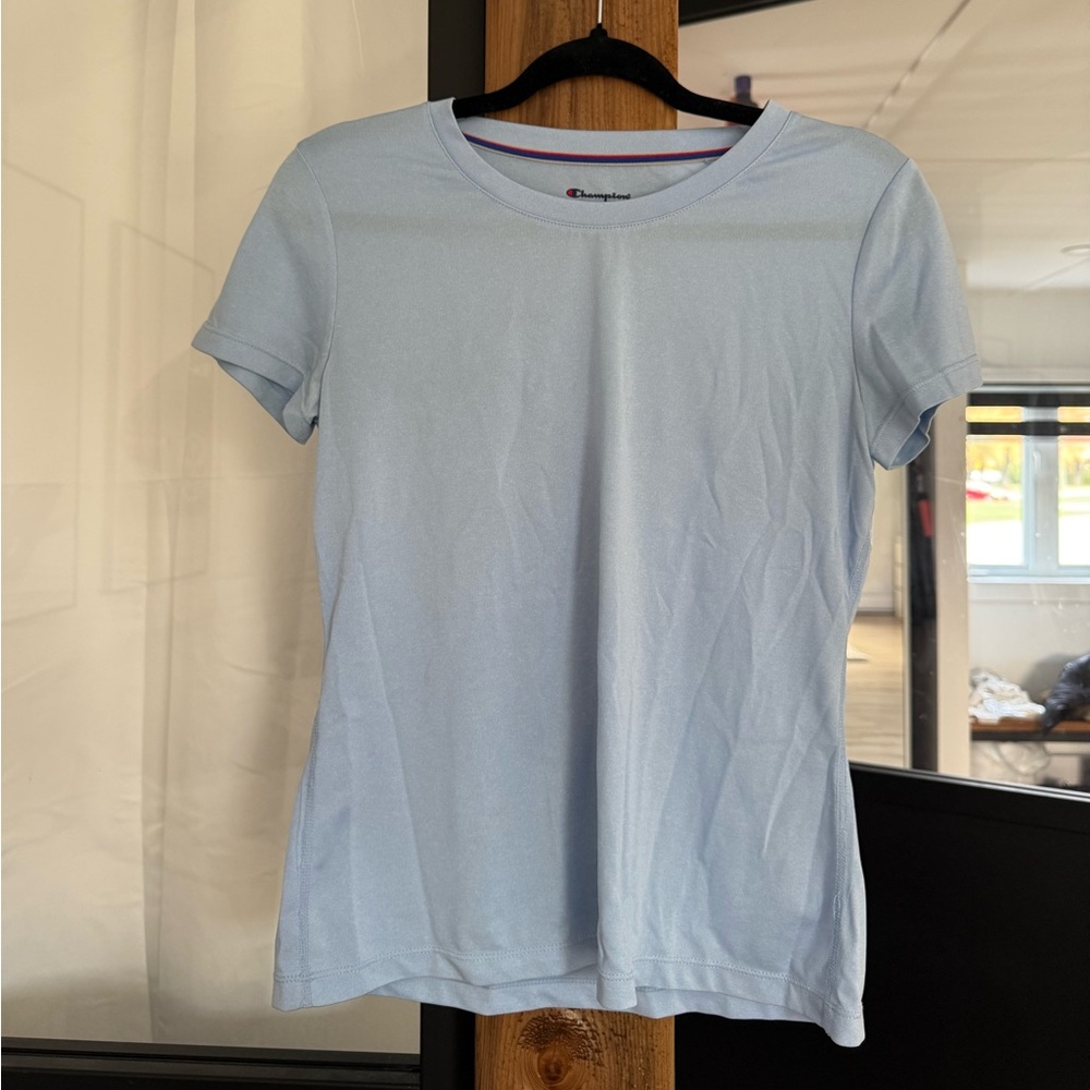 Champion Sky Blue Women's Short Sleeve Tee